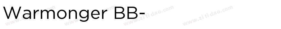 Warmonger BB字体转换
